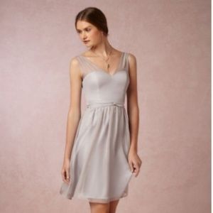 Quillaree BHLDN Anthropologie Gray Evening Dress 2